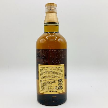 【北海道内限定発送】 YAMAZAKI 山崎/サントリー シングルモルト ウイスキー 12年 700ml 43％ 未開栓