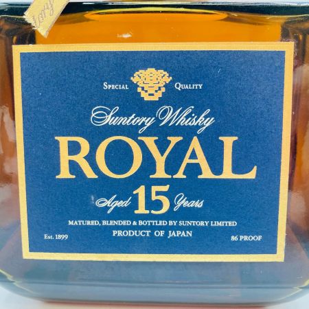 【北海道内限定発送】 ROYAL サントリーローヤル ウイスキー プレミアム15年 700ml 43度 ブルーラベル 未開栓