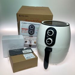 ◎◎ Shop Japan ショップジャパン カラットフライヤー ノンフライヤー KRF-WS01 2段ラック&串セット、丸型ナベR、セパレーター付 Sランク