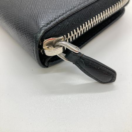  PRADA プラダ 二つ折り 財布 トライアングルロゴ コンパクト 1ML522 ブラック