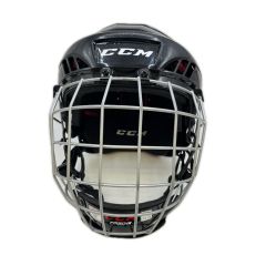 CCM シーシーエム アイスホッケーヘルメット　フェイスガード付き　サイズL ブラック Cランク