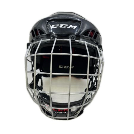 CCM シーシーエム アイスホッケーヘルメット　フェイスガード付き　サイズL ブラック