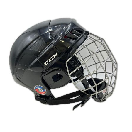 CCM シーシーエム アイスホッケーヘルメット　フェイスガード付き　サイズL ブラック