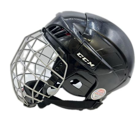 CCM シーシーエム アイスホッケーヘルメット　フェイスガード付き　サイズL ブラック