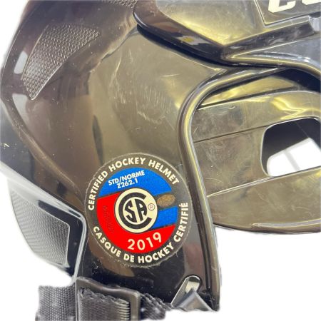 CCM シーシーエム アイスホッケーヘルメット　フェイスガード付き　サイズL ブラック