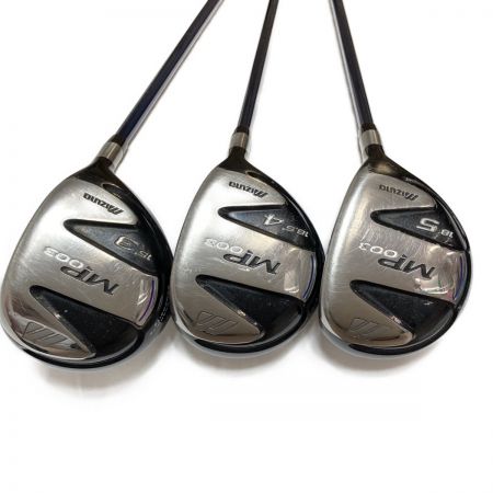  MIZUNO ミズノ MP003 3.4.5ＦＷ フェアウェイウッド 3本セット QUAD 6 BUTT STIFF R