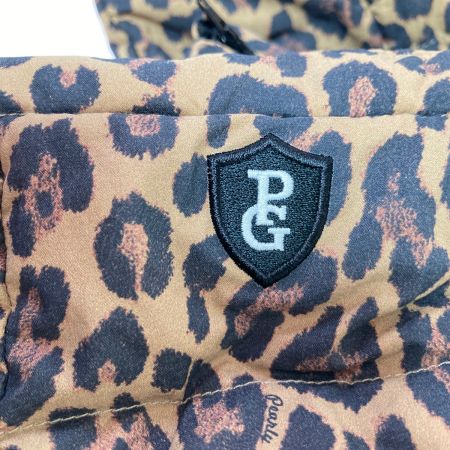  PEARLY GATES パーリーゲイツ メンズ 撥水 2WAY ダウンブルゾン サイズ5 レオパード柄 ゴルフ アウター