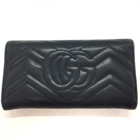  GUCCI グッチ  GG MARMONT2.0 長財布 443436 ブラック