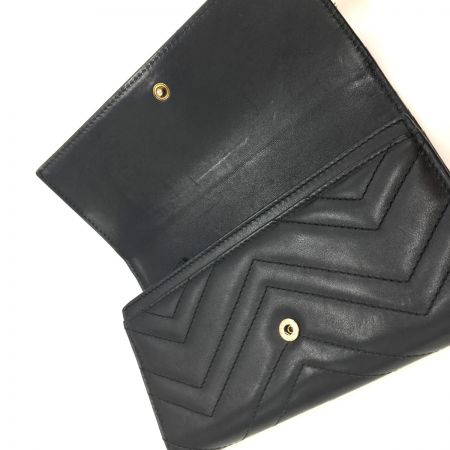  GUCCI グッチ  GG MARMONT2.0 長財布 443436 ブラック