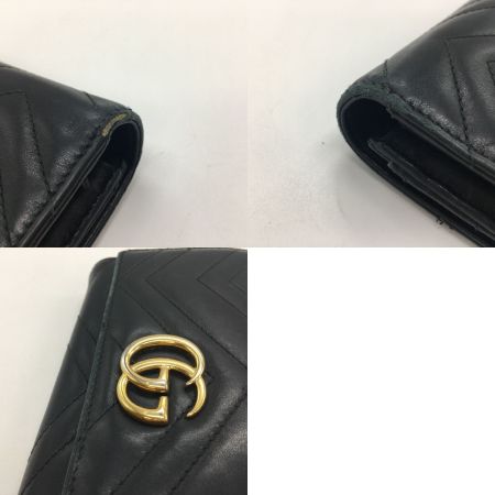  GUCCI グッチ  GG MARMONT2.0 長財布 443436 ブラック