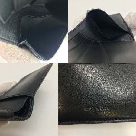  COACH コーチ メンズ  財布 札入れ  シグネチャー F74993 ブラック