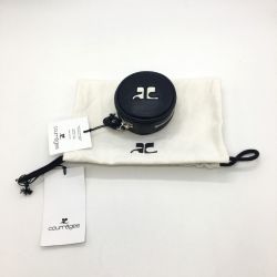◎◎ courreges クレージュ コインケース ブラック Bランク
