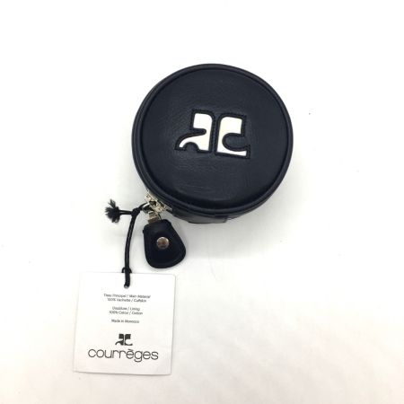  courreges クレージュ コインケース ブラック