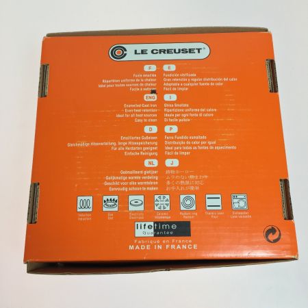  LE CREUSET ルクルーゼ ココット・オーバル 25cm オレンジ