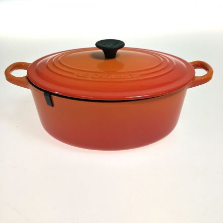  LE CREUSET ルクルーゼ ココット・オーバル 25cm オレンジ