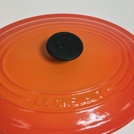  LE CREUSET ルクルーゼ ココット・オーバル 25cm オレンジ