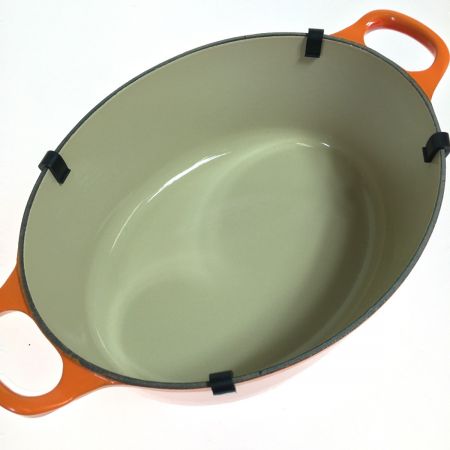  LE CREUSET ルクルーゼ ココット・オーバル 25cm オレンジ