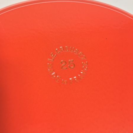  LE CREUSET ルクルーゼ ココット・オーバル 25cm オレンジ