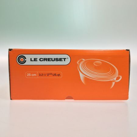  LE CREUSET ルクルーゼ ココット・オーバル 25cm オレンジ