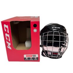 CCM シーシーエム アイスホッケーヘルメット　SIZE M  箱付  ブラック Bランク