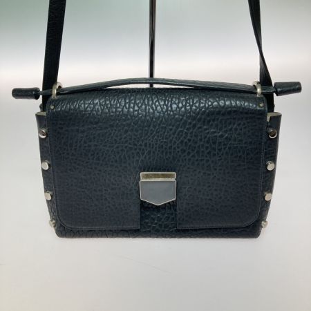  JIMMY CHOO ジミーチュウ ロケット ショルダー 2WAYバッグ スタッズ ブラック