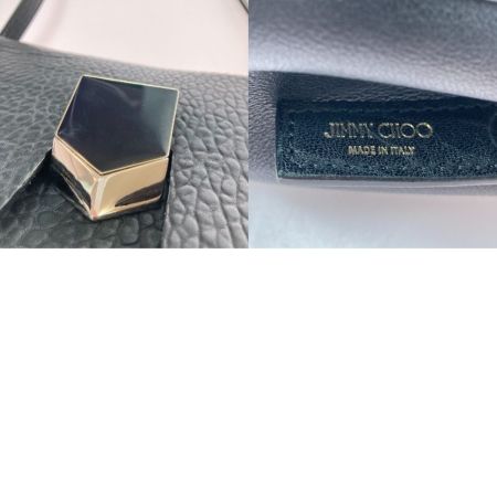  JIMMY CHOO ジミーチュウ ロケット ショルダー 2WAYバッグ スタッズ ブラック