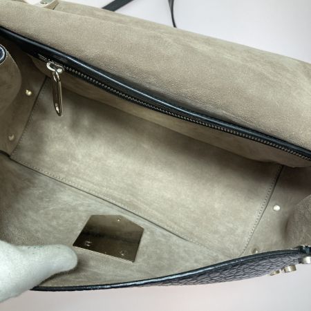  JIMMY CHOO ジミーチュウ ロケット ショルダー 2WAYバッグ スタッズ ブラック