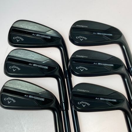  Callaway キャロウェイ PARADYM Ai SMOKE ブラック US限定モデル  5-9,P 6本 アイアンセット ELEVATE MPH 95 S