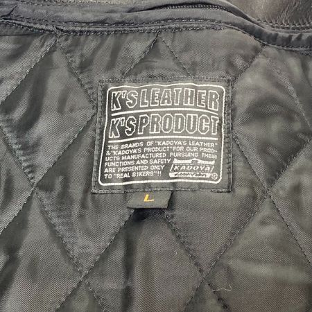  KADOYA カドヤ 牛革 ライダースジャケット Lサイズ
