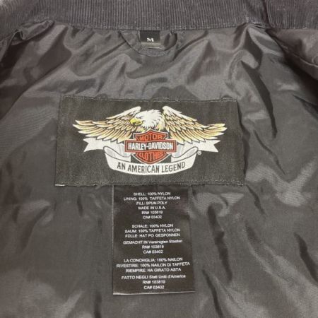  HARLEY-DAVIDSON ハーレーダビッドソン ジャケットジャンパー ナイロンジャケット ライダースジャケット サイズM