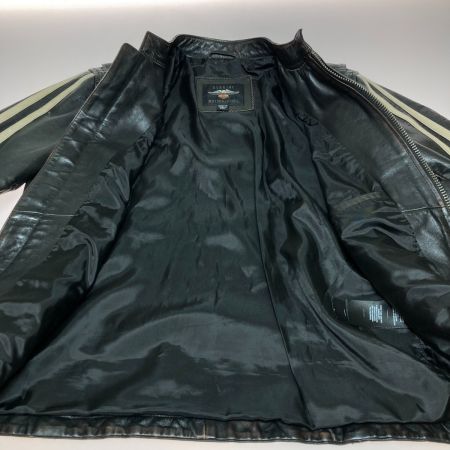  HARLEY-DAVIDSON ハーレーダビッドソン スリーブストライプ レザージャケット Sサイズ