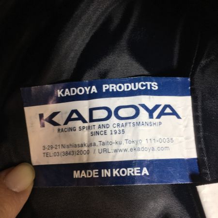  KADOYA カドヤ  ライダースジャケット K's LEATHER 牛革  サイズM