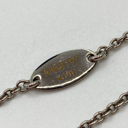  LOUIS VUITTON ルイヴィトン ネックレス エセンシャル V 箱・布袋付 M63197 シルバー