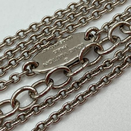  LOUIS VUITTON ルイヴィトン ネックレス エセンシャル V 箱・布袋付 M63197 シルバー