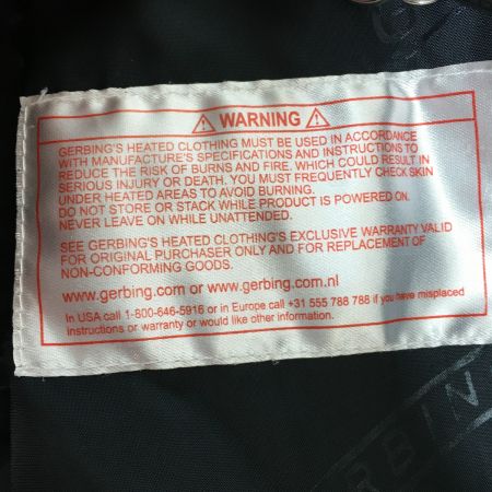  GERBINGS 電熱インナージャケット 12V ブラック 袖口・裾部分に毛玉あり