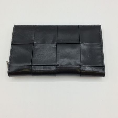  BOTTEGA VENETA ボッテガヴェネタ カセットジップアラウンドファスナーウォレット 690945 VCQ72 8803 ブラック