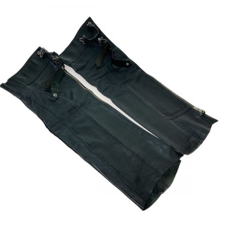  KADOYA BLACK CURVY レザー レッグカバー カスタム品