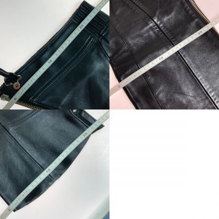  KADOYA BLACK CURVY レザー レッグカバー カスタム品