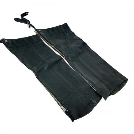  KADOYA BLACK CURVY レザー レッグカバー カスタム品