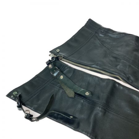  KADOYA BLACK CURVY レザー レッグカバー カスタム品