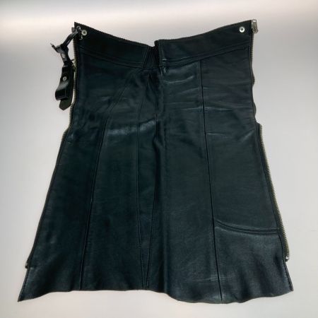  KADOYA BLACK CURVY レザー レッグカバー カスタム品