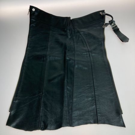  KADOYA BLACK CURVY レザー レッグカバー カスタム品