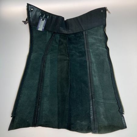  KADOYA BLACK CURVY レザー レッグカバー カスタム品