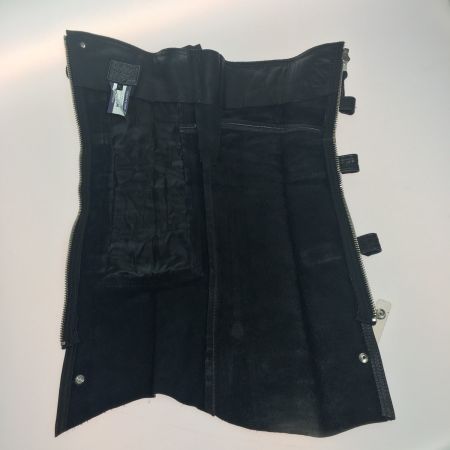  KADOYA カドヤ　RIDEWADER ライドウエイダー EVO フットウェアダイヤ型ステッチパテッドチャップス牛革レザー サイズ M－L