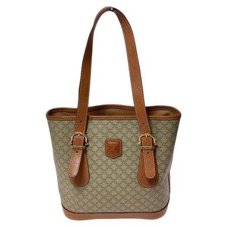  CELINE セリーヌ マカダム柄 トートバッグ DM98/1 ベージュ