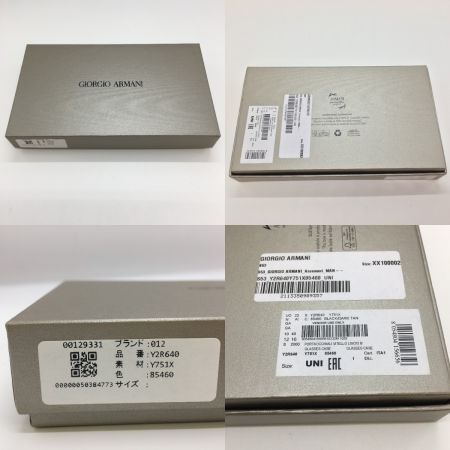  ARMANI アルマーニ 長財布 メンズ VITELLO LISCIO BICOLOR Y2R640 Y751X 85460 ブラック