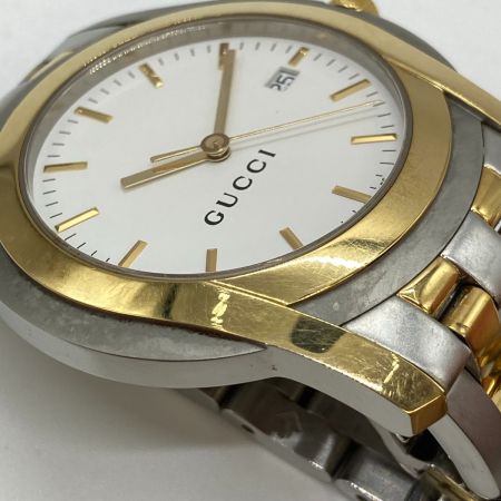  GUCCI グッチ 5500XL クォーツ メンズ 腕時計 箱・取説付 5500XL