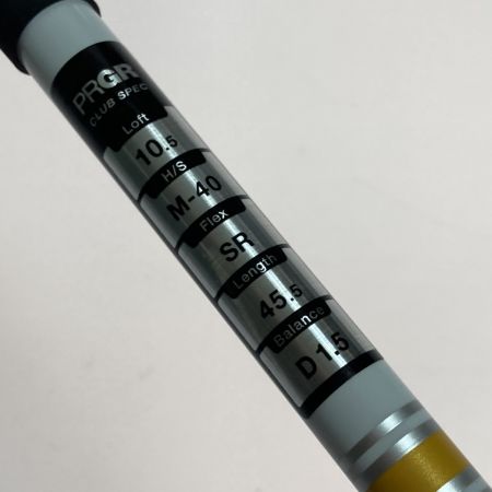  PRGR プロギア RS D JUST 1W 10.5° ドライバー Diamana for PRGR SR カバー付