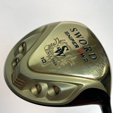  KATANA カタナ SWORD SNIPER 4WD 1W 10.0° ドライバー SWORD TOUR AD SR