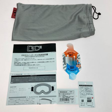  DICE スキーゴーグル 19-20年モデル BK94265OR BANK-CU/LPICEd-PAF オレンジ